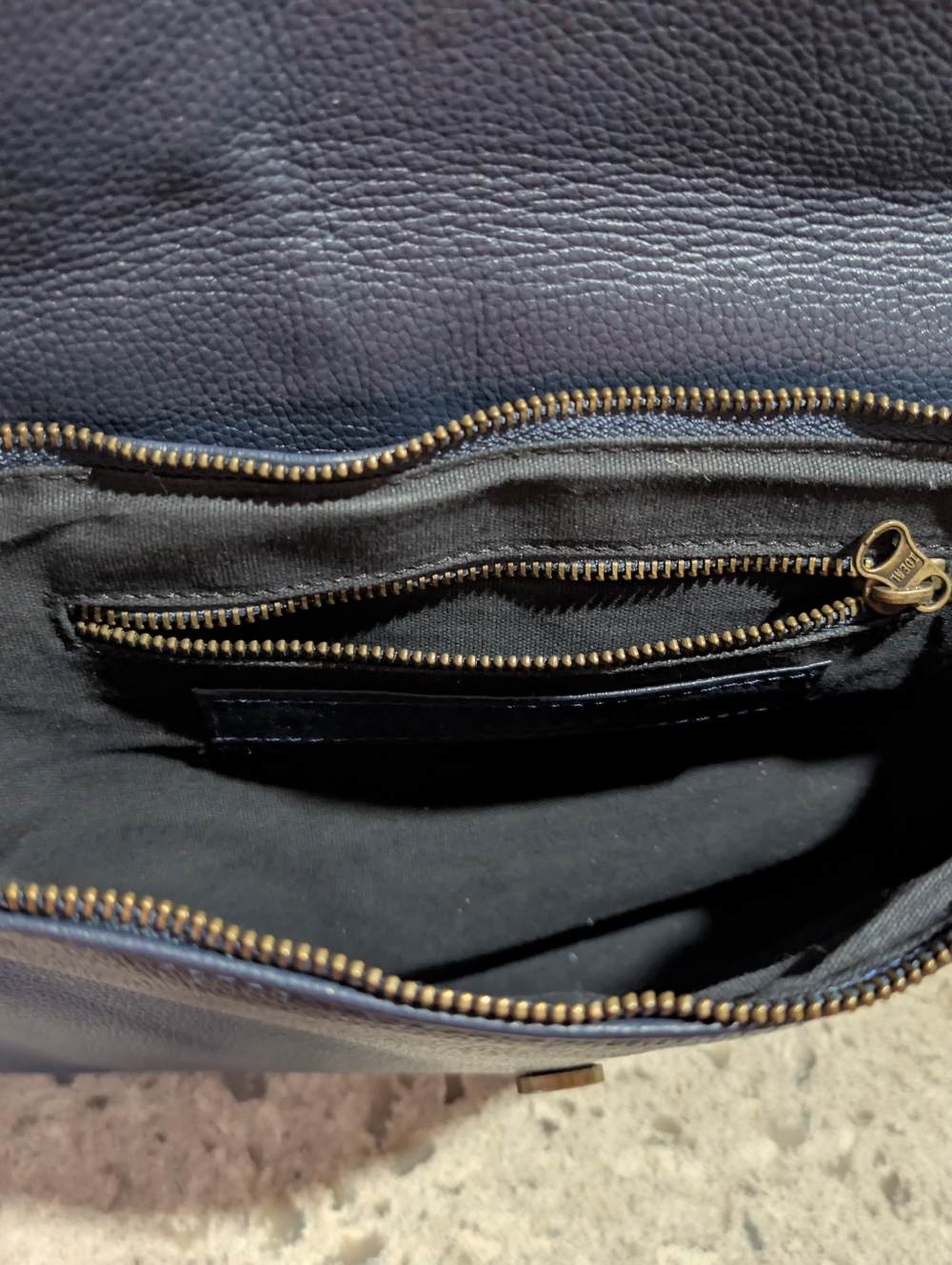 The Wanderers Traveler Co Marseille Crossbody Clutch - Navy - Picture 10 of 12